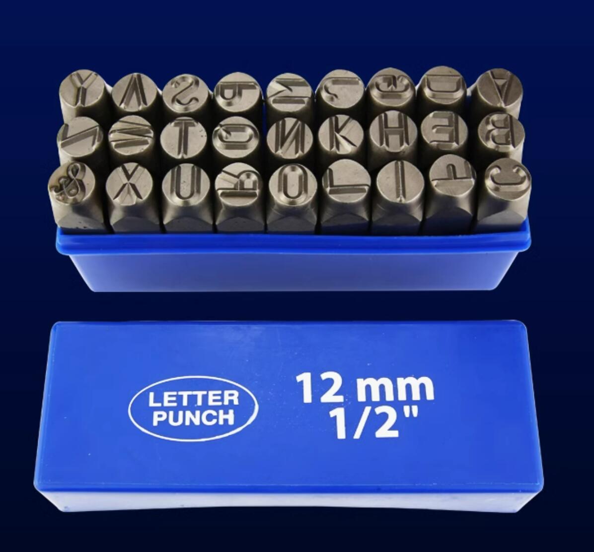 Leather Stamp Set - Zestaw do tłoczenia metalu ze stali