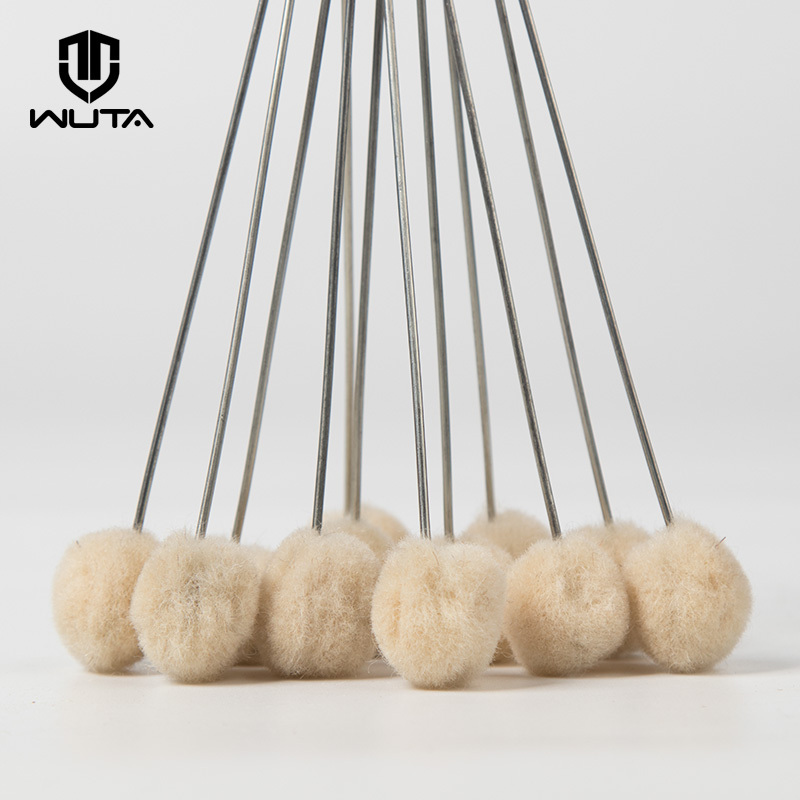 Leather Dye Finish - WUTA 20 sztuk/paczka naturalna wełna Daubers