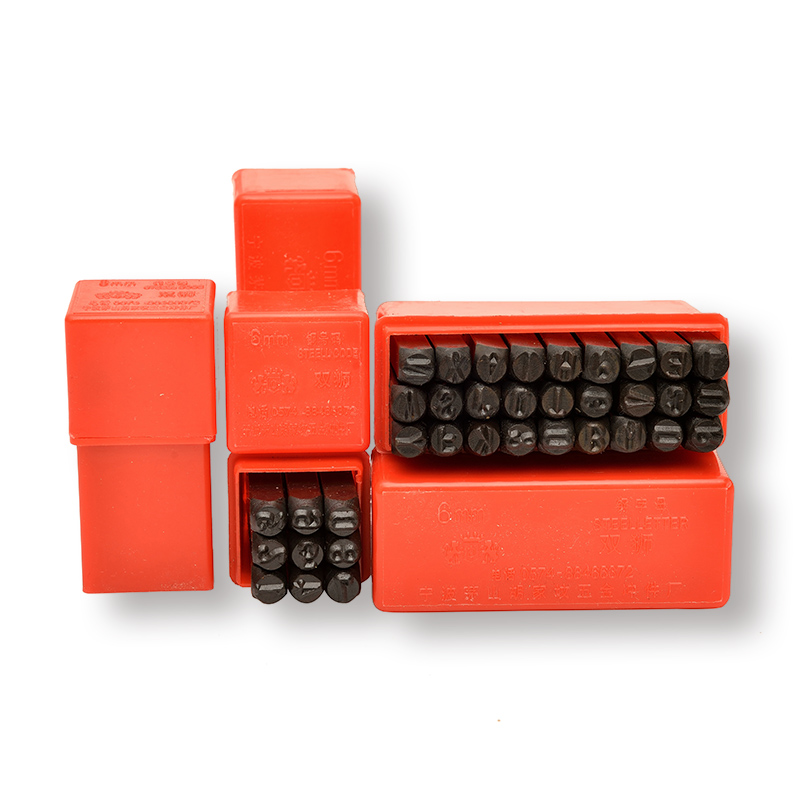 Leather Stamp Set - 3mm stempel stalowy numer listu stempel