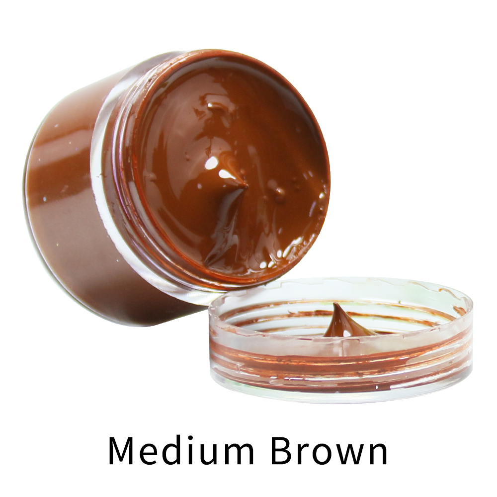 Leather Dye Finish - Średni brązowy skórzany barwnik farba tłusta