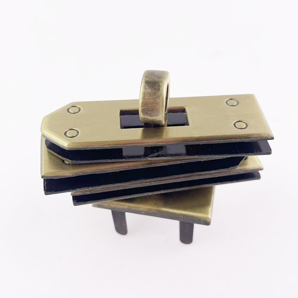 Leatherwork Hardware - 1 zestaw (4 szt.) 46mm Złote/Mosiężne
