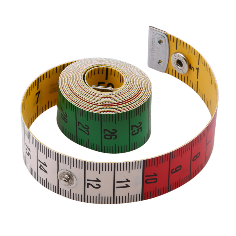 Leatherwork Ruler - Wysokiej jakości podwójna linijka miękka miarka