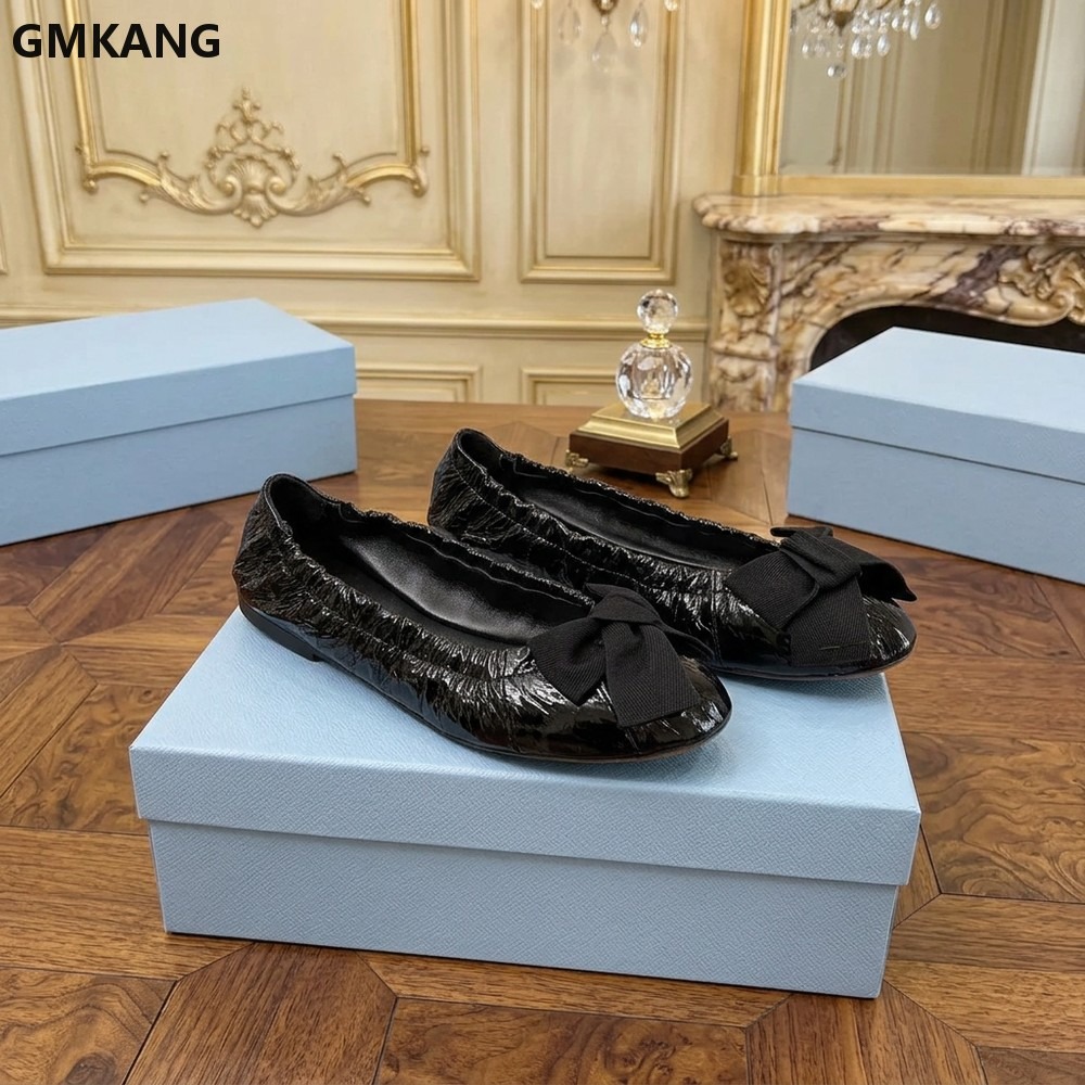 Damskie baleriny z kokardą, pl – Leather Work Dress recenzja i cena