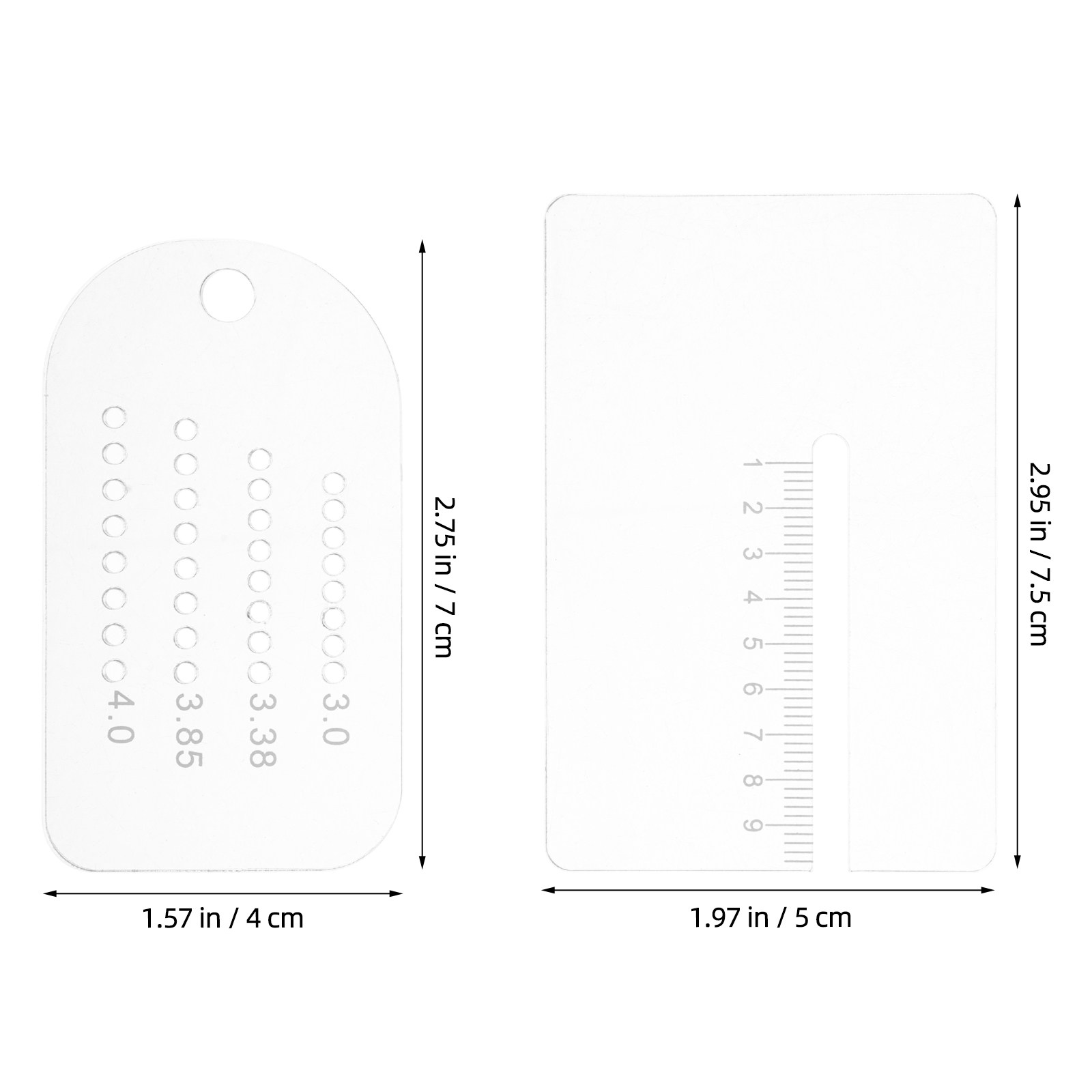 2 szt. Regulowana precyzyjna l – Leatherwork Ruler recenzja i cena