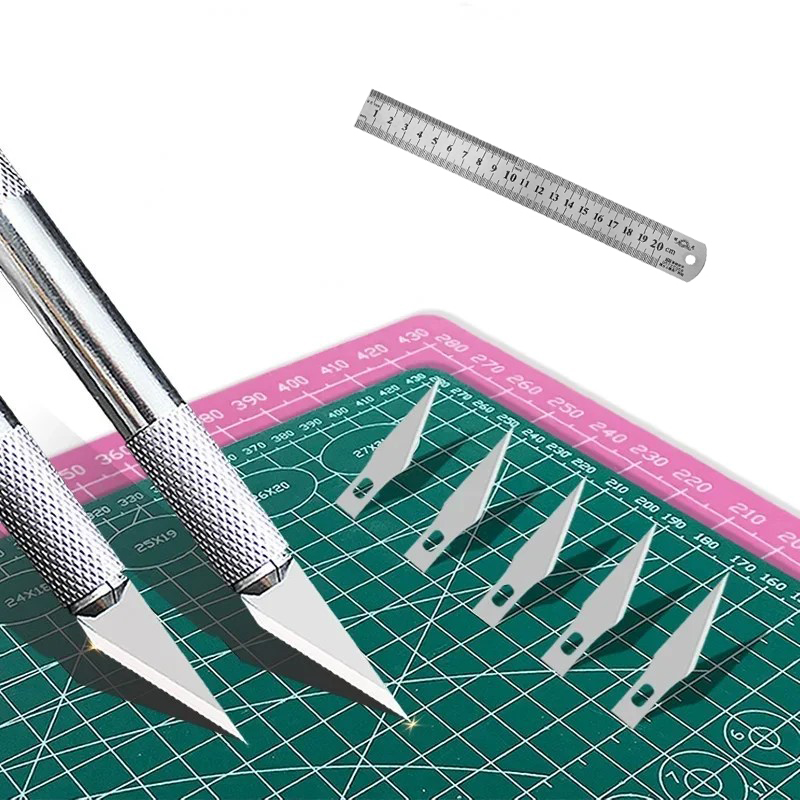 Zestaw noży do cięcia A3 / lin – Leatherwork Ruler recenzja i cena