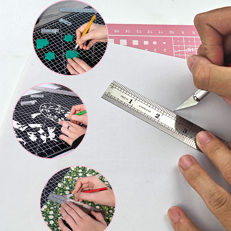Zestaw mat do cięcia A4 z PVC, – Leatherwork Ruler recenzja i cena
