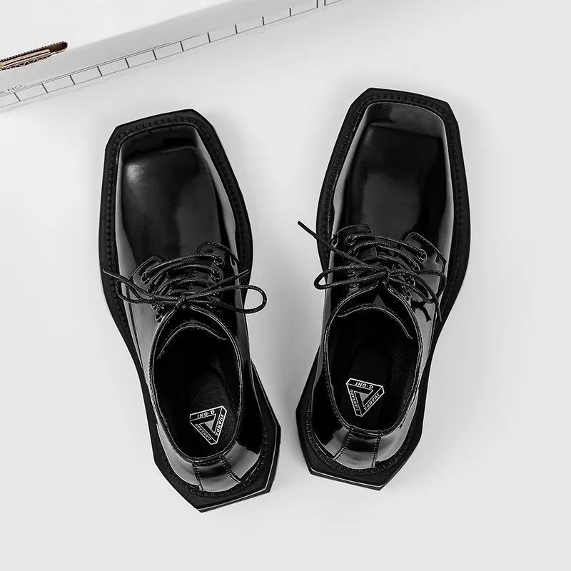 Męskie buty Nowe skórzane buty – Leather Work Dress recenzja i cena