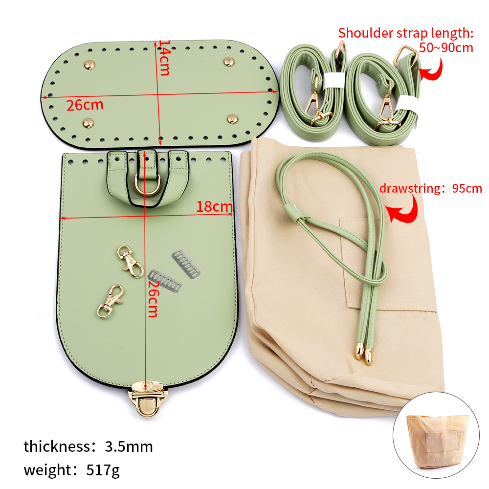 Zestaw okucia do spodu torby D – Leatherwork Hardware recenzja i cena