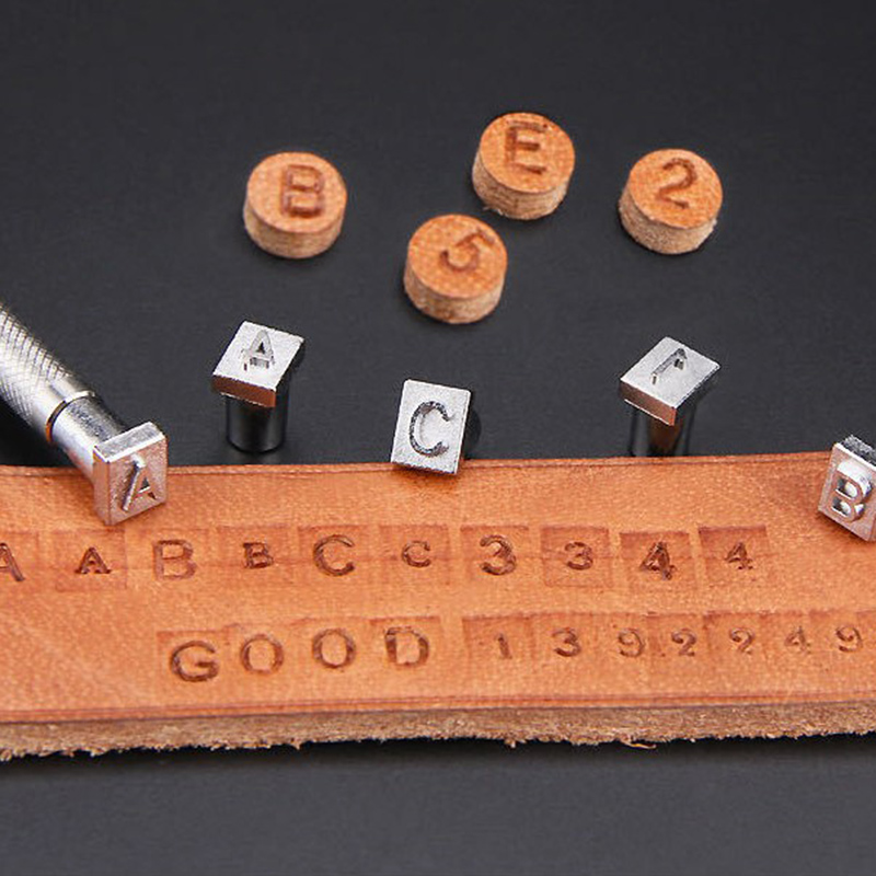 36 szt. Stalowa litera alfabet – Leather Stamp Set recenzja i cena