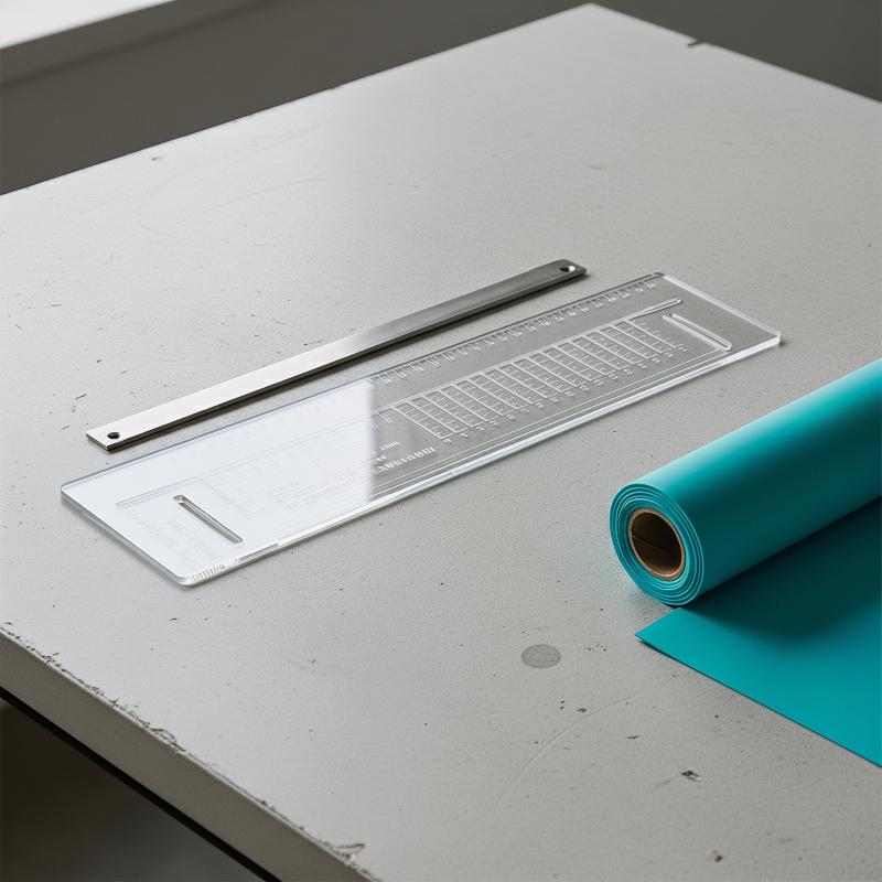 Płaska linijka skórzana dla rz – Leatherwork Ruler recenzja i cena