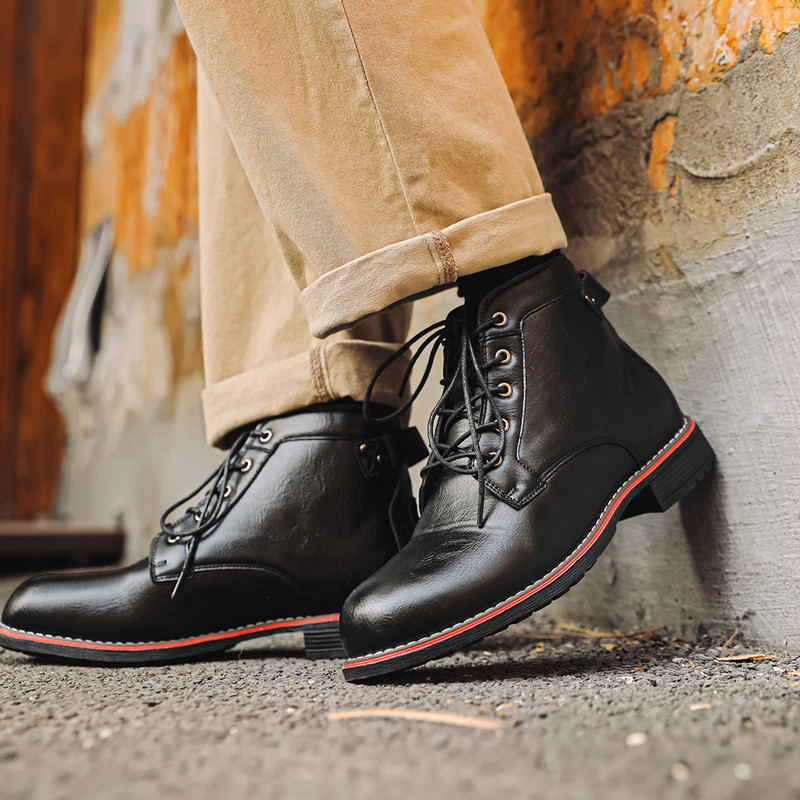 Luksusowe męskie skórzane buty – Leather Work Dress recenzja i cena