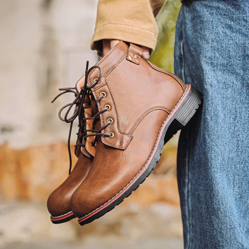 Luksusowe męskie skórzane buty – Leather Work Dress recenzja i cena