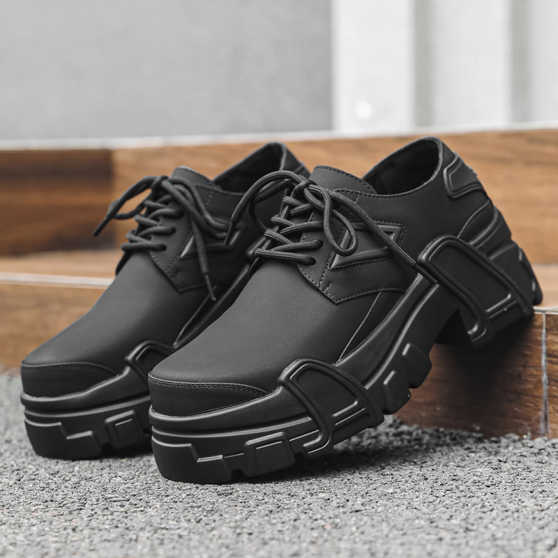 Męskie buty skórzane na platfo – Leather Work Dress recenzja i cena