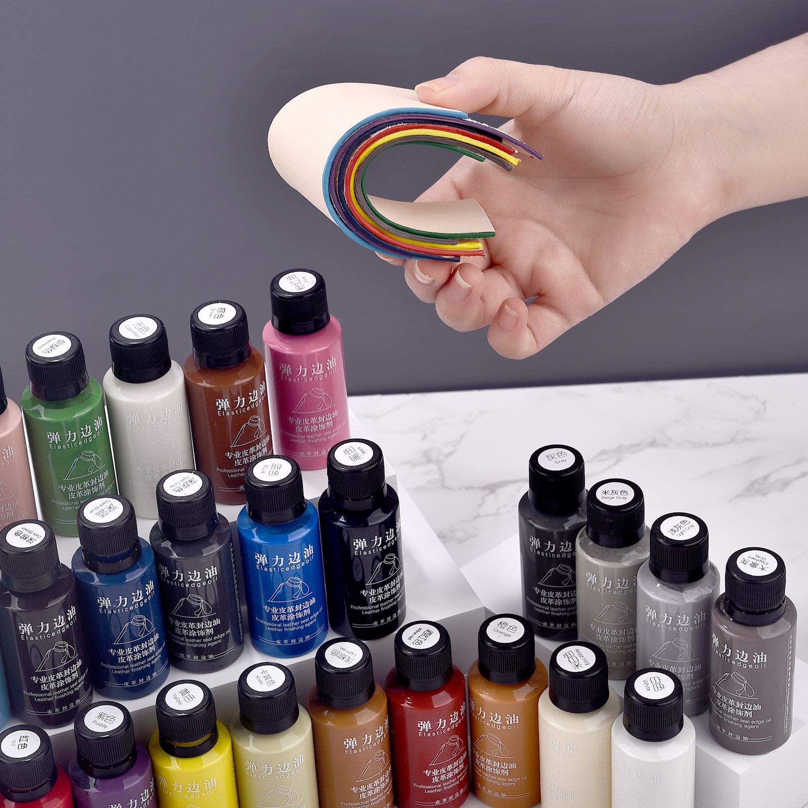 30ml farba do krawędzi skóry f – Leather Dye Finish recenzja i cena