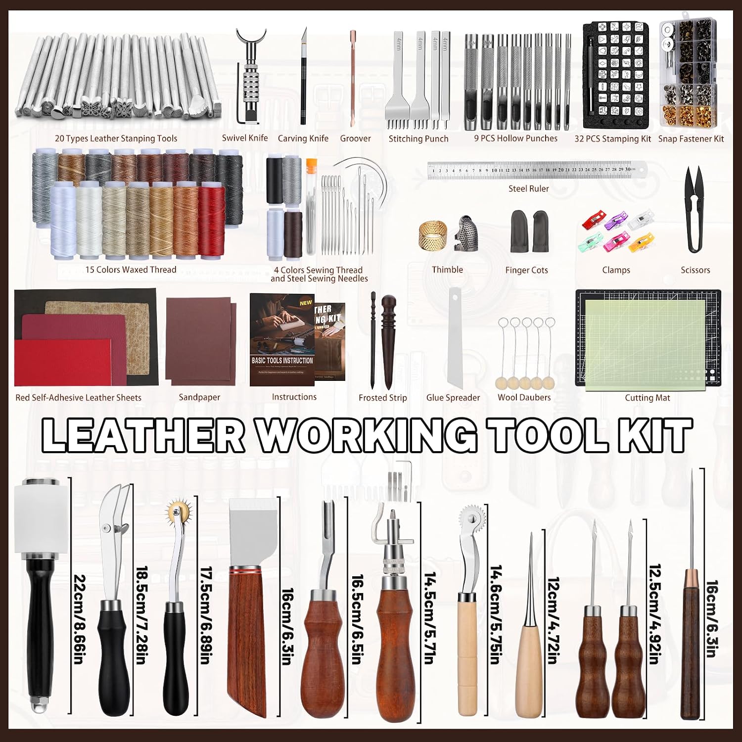 Zestaw do obróbki skóry, narzę – Leatherwork Craft recenzja i cena