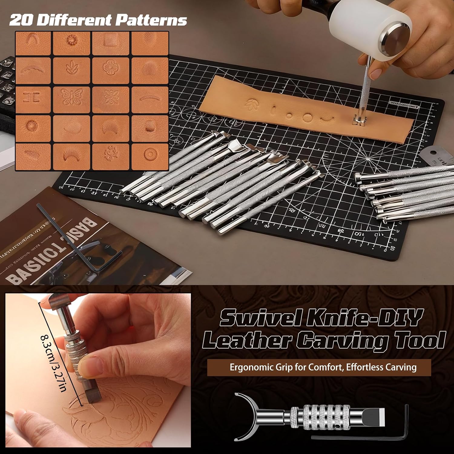 Zestaw do obróbki skóry, narzę – Leatherwork Craft recenzja i cena
