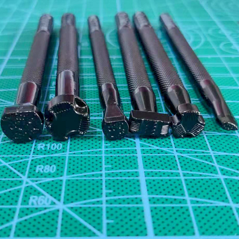 6 szt. Skórzane siodło ze stop – Leather Stamp Set recenzja i cena