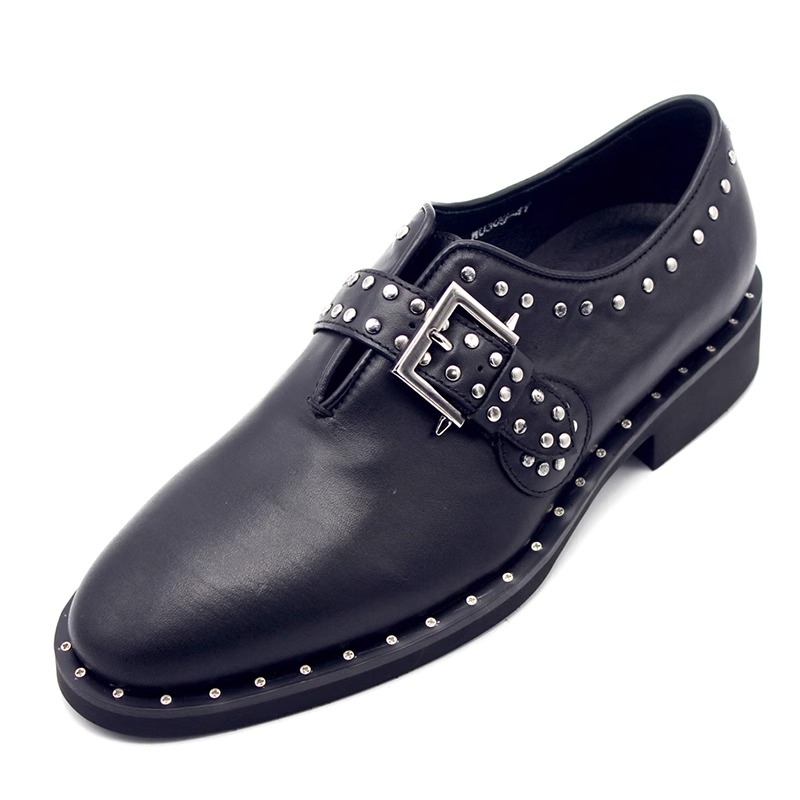 Nowe modne buty męskie z nitam – Leather Work Dress recenzja i cena