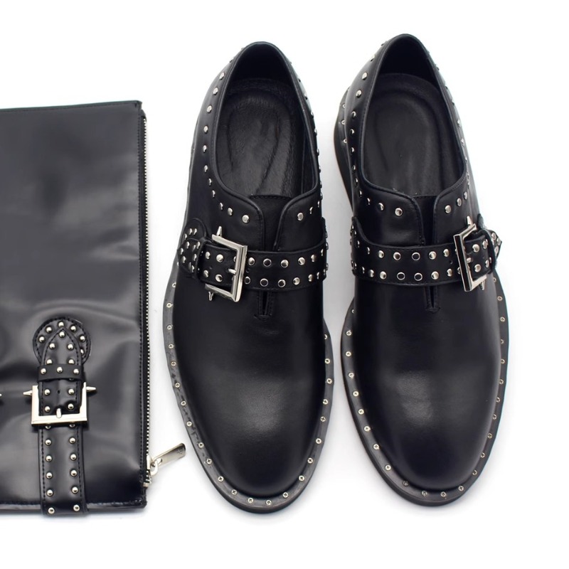 Nowe modne buty męskie z nitam – Leather Work Dress recenzja i cena