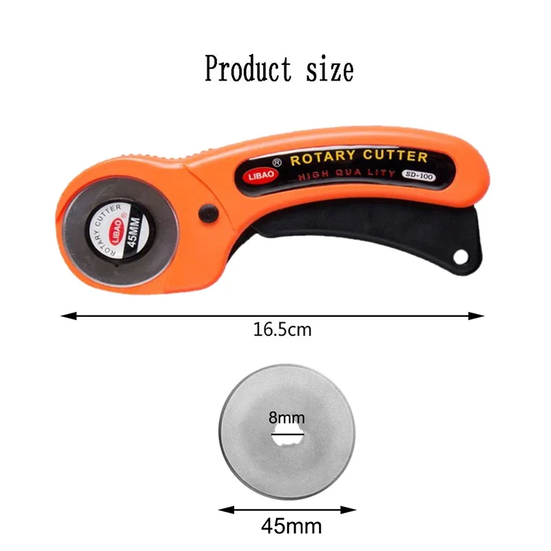 Zestaw obrotowego noża 45 mm,  – Leatherwork Ruler recenzja i cena