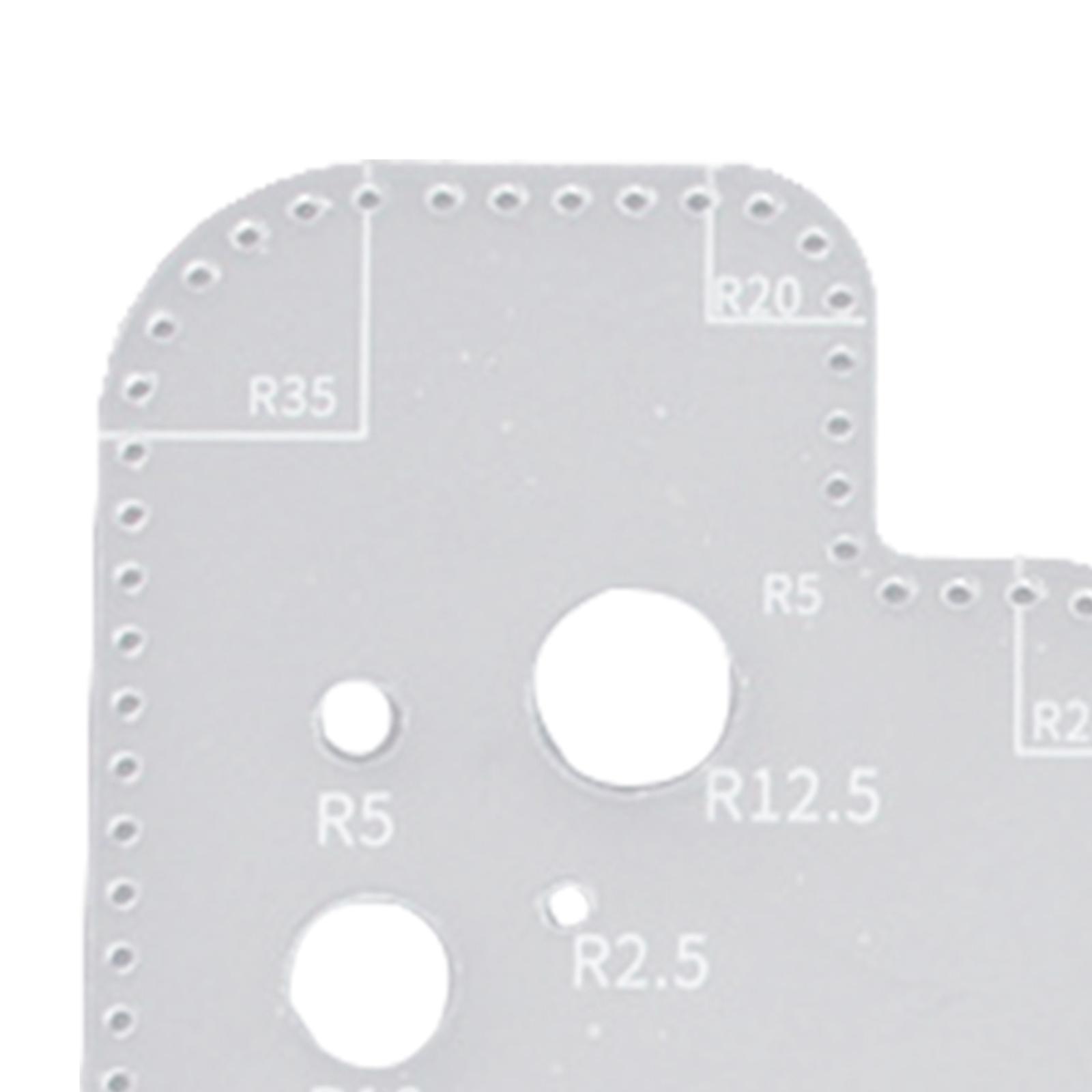 Szablon okrągły z przezroczyst – Leatherwork Ruler recenzja i cena