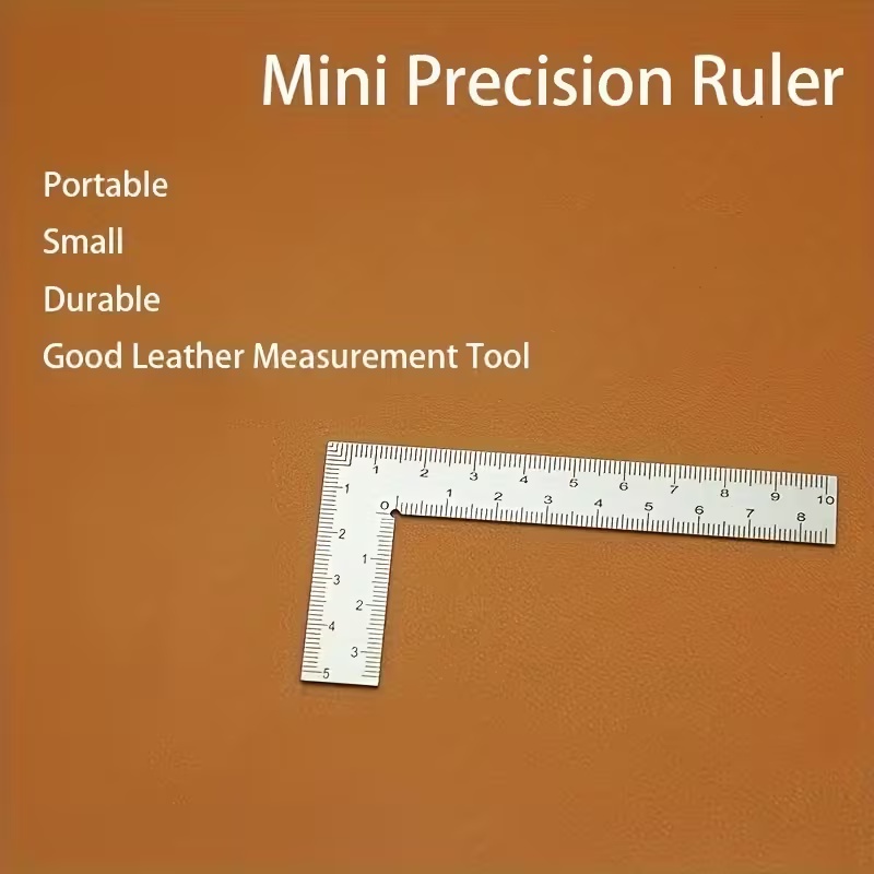 Mini kątownik ze stali nierdze – Leatherwork Ruler recenzja i cena