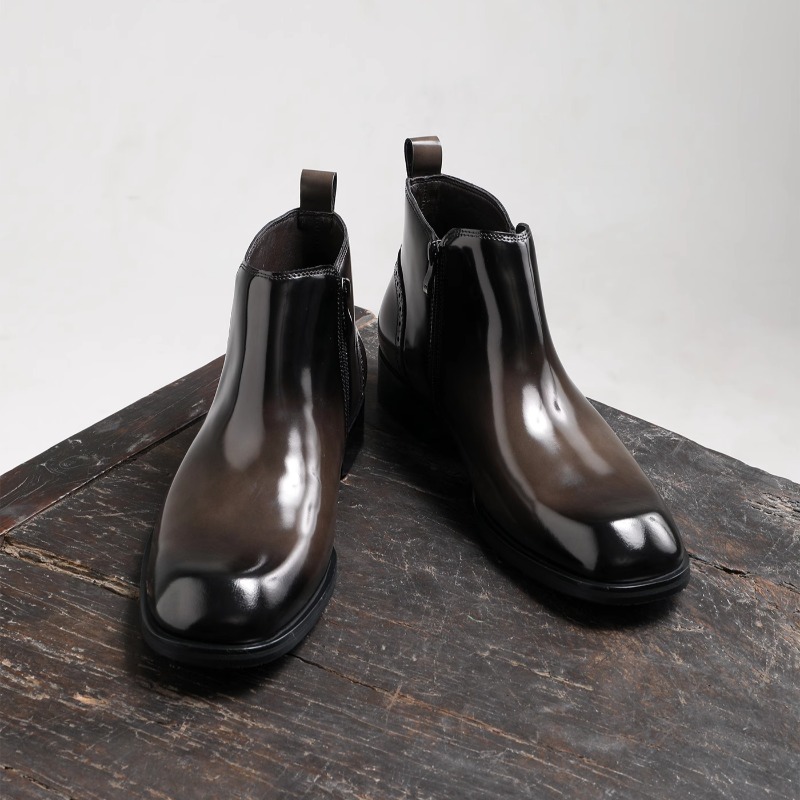 Męskie sztyblety w stylu bryty – Leather Work Dress recenzja i cena